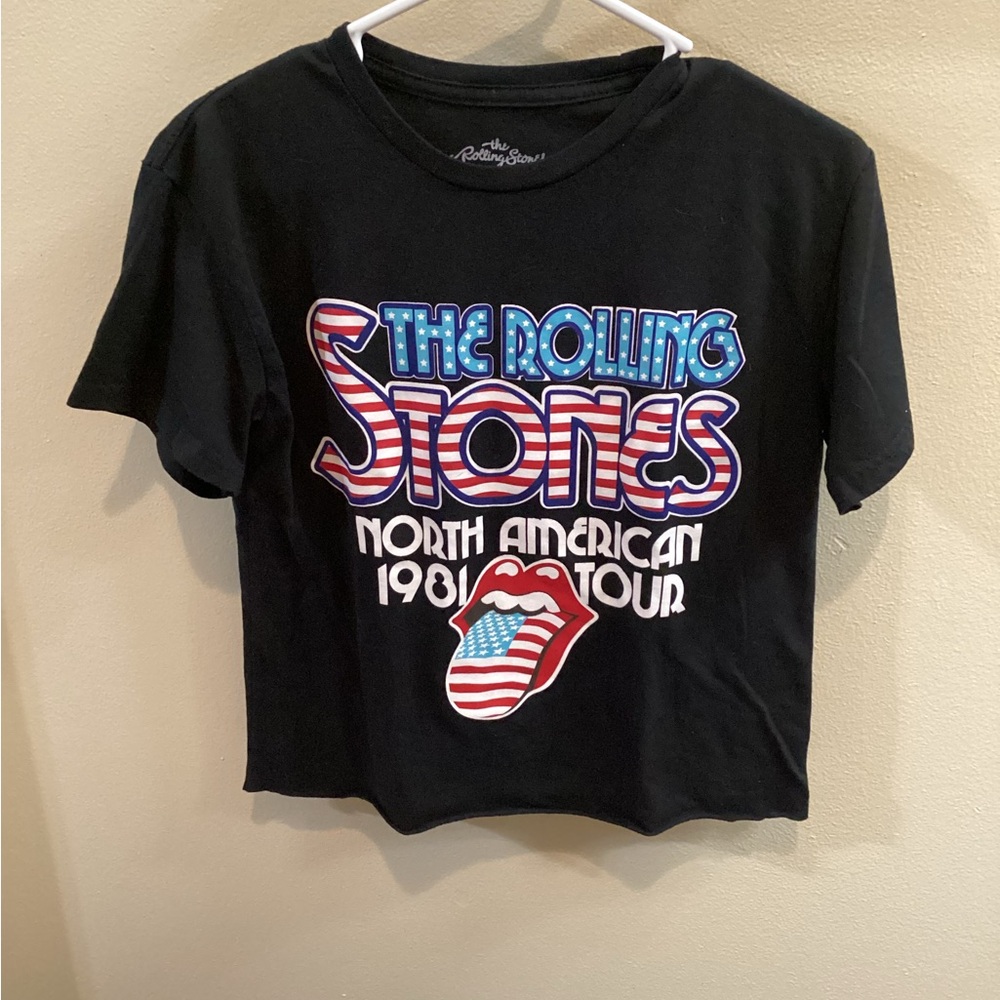 The Rolling Stones Kids Black and Red Tour Tee